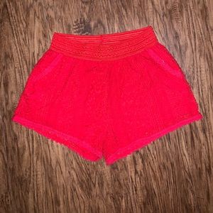 Miami Womens Red Shorts